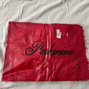 Red pashmina brand new